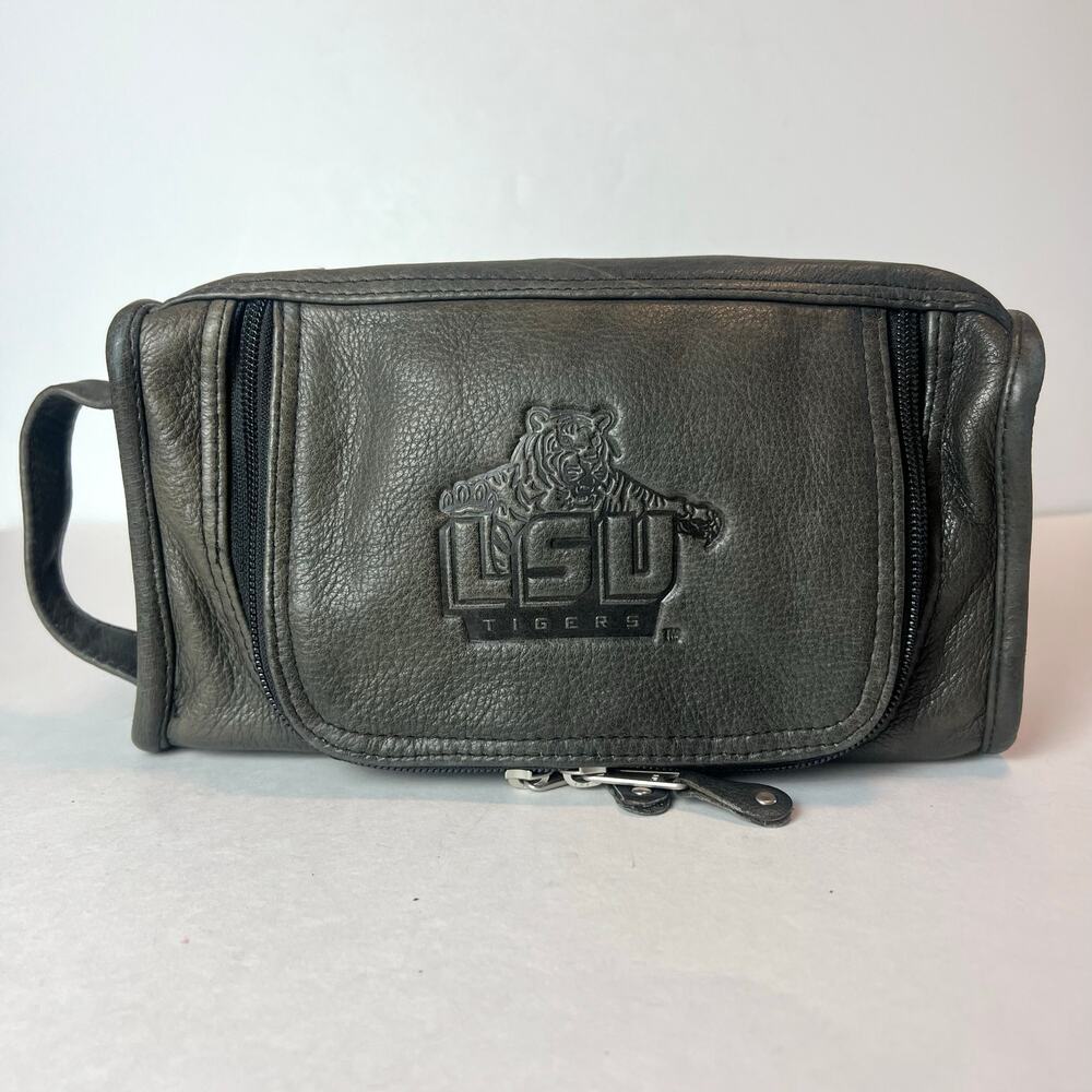Canyon Outback Leather Louisiana State University LSU Toiletry Bag